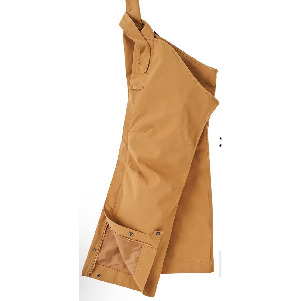 CABELA'S Upland Performance Chaps Dark Tan Hunting Fishing Dry Plus Sz Long NWT
